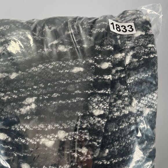 Drew Anthropologie Blazer Coat Womens M Black Tweed Wool Blend Made in USA - Picture 8 of 8